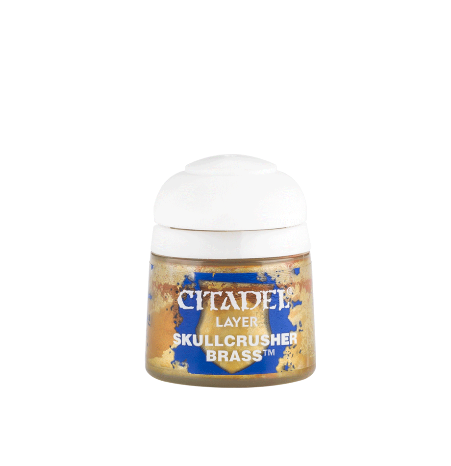 Citadel Layer Skullcrusher Brass paint pot