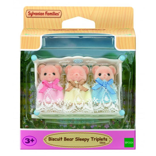 Sylvanian Families: Biscuit Bear Sleepy Triplets