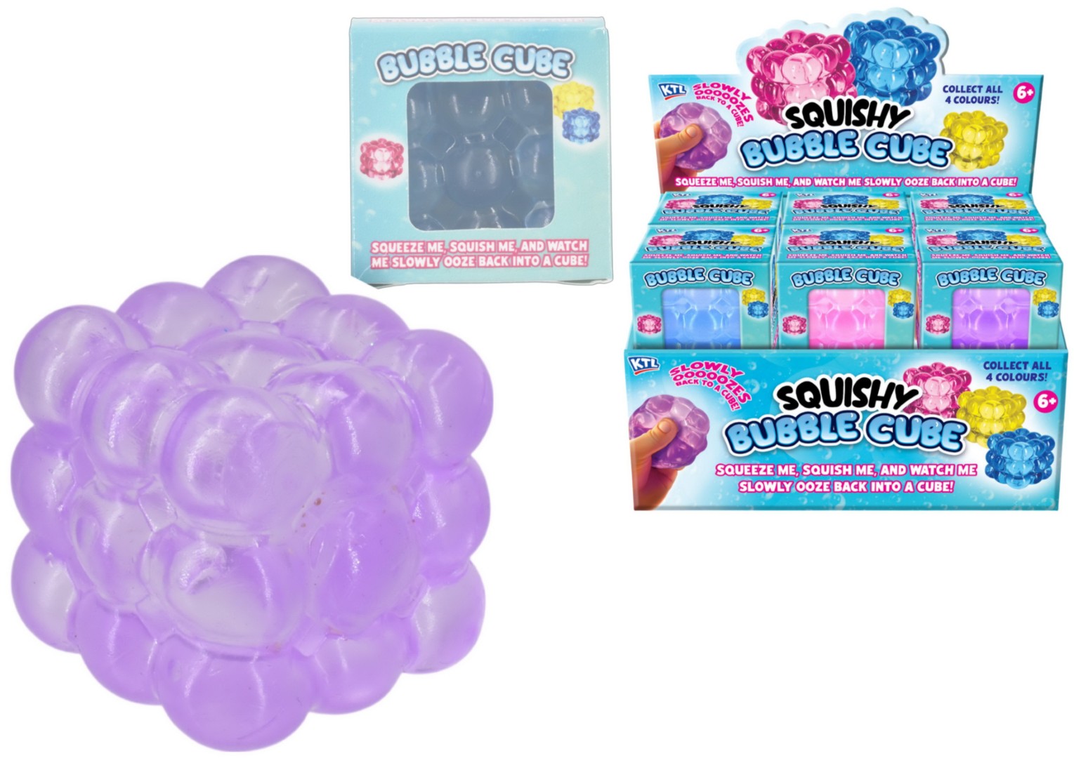 Bubble Cube Squishy in Box