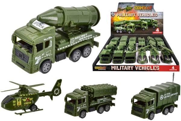 Military Vehicles "Combat Mission" (4 Assorted)