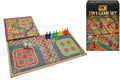M.Y 2-in-1 Snakes & Ladders and Ludo Game Set
