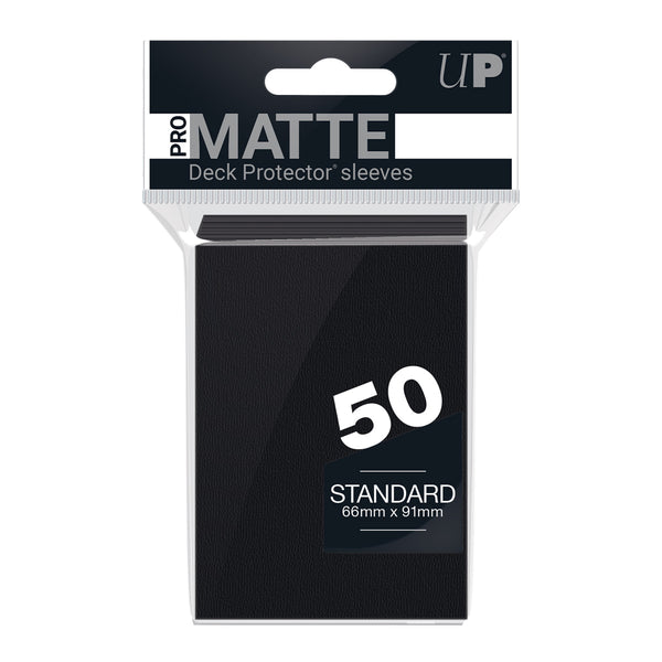 Ultra Pro - Standard Pro Matte Card Sleeves 50pk - Black