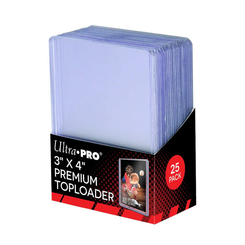 Ultra Pro: 3 in x 4 in Super Clear Premium Toploader 25 ct. Case of 40 Packs