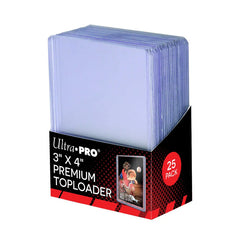 Ultra Pro: 3 in x 4 in Super Clear Premium Toploader 25 ct. Case of 40 Packs