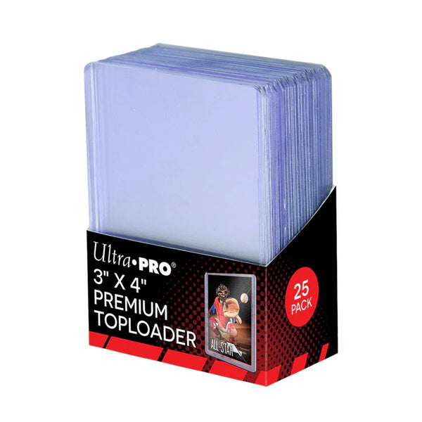 Ultra Pro: 3 in x 4 in Super Clear Premium Toploader 25 ct. Case of 40 Packs