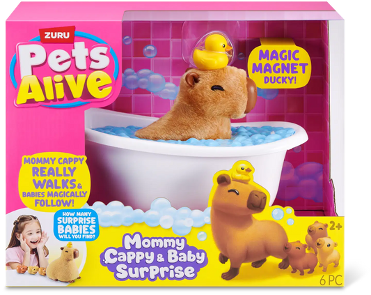 Pets Alive Mommy Capybara and Baby Surprise by ZURU - 1
