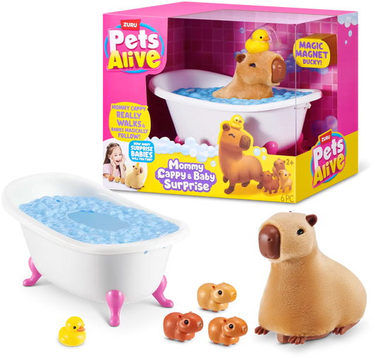 Pets Alive Mommy Capybara and Baby Surprise by ZURU - 2