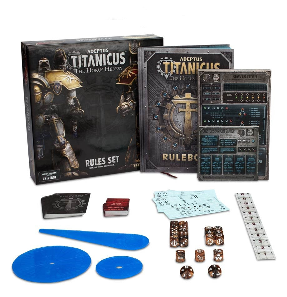 Adeptus Titanicus The Horus Heresy Rules Set contents
