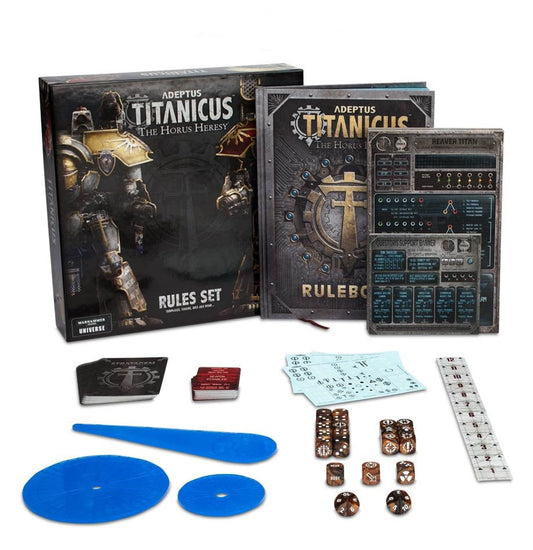 Adeptus Titanicus The Horus Heresy Rules Set contents