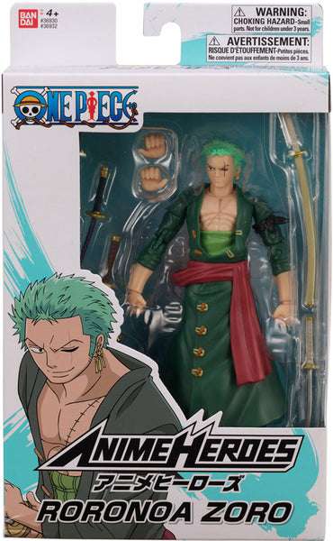 One Piece Anime Heroes: Roronoa Zoro Figure 17Cm
