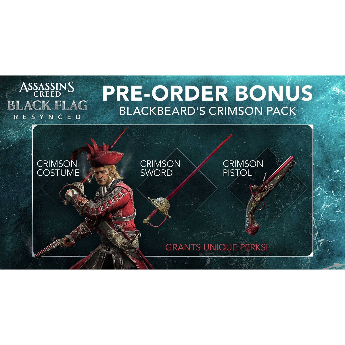 Assassin's Creed Black Flag Resynced pre-order bonus artwork