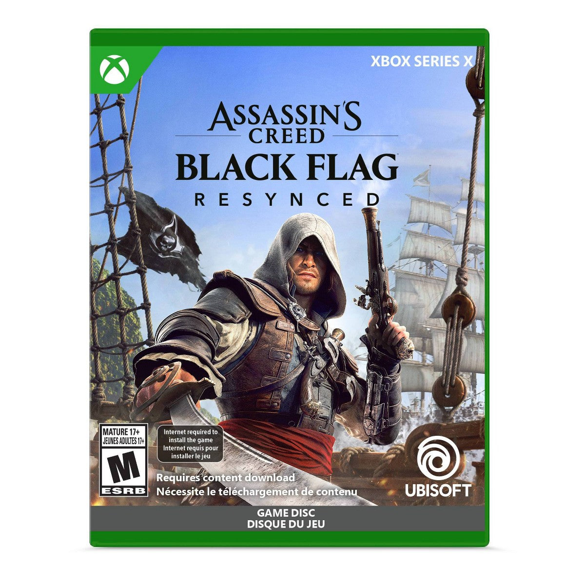 Assassin's Creed Black Flag Resynced Xbox Series X packshot