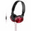Sony MDR-ZX310APR Red Foldable On-Ear Headphones with Microphone
