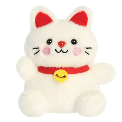Palm Pals Kota Lucky Cat Soft Toy front view