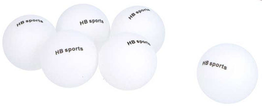Table Tennis Balls 4 cm - 6 Pack