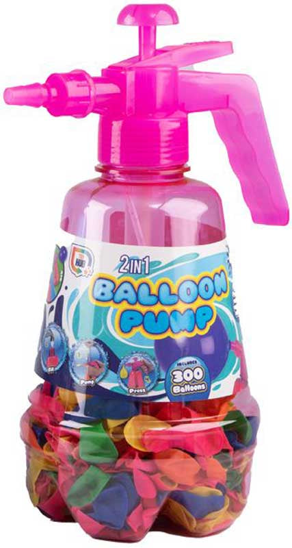Balloon Pump Assorted (300 Balloons)