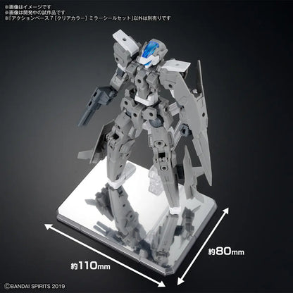 Bandai Action Base 7: Clear with Mirror Stickers
