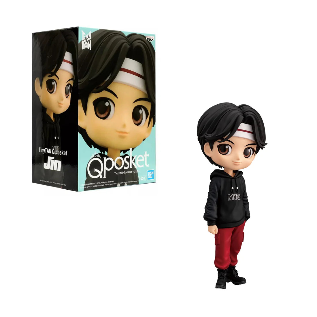 Q Posket: Tinytan Mic Drop Jin Figure 14cm