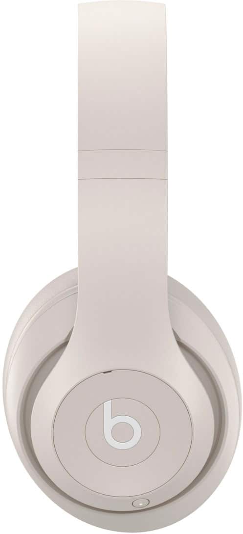 Beats Studio Pro sandstone wireless noise cancelling headphones side view