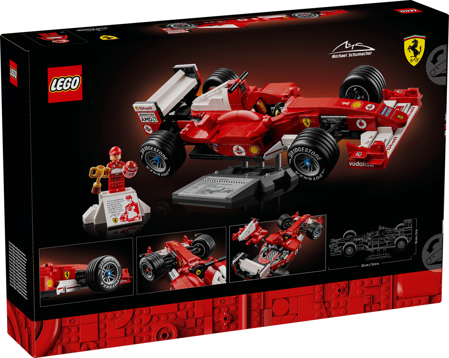 LEGO® | Icons: Ferrari F2004 & Michael Schumacher (11375)