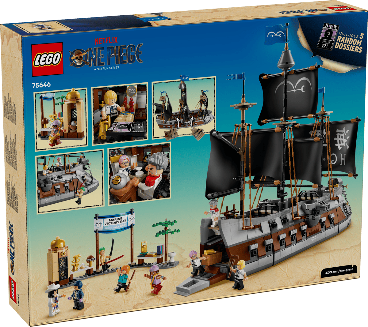 LEGO® | One Piece: Garp's Marine Battleship (75646)