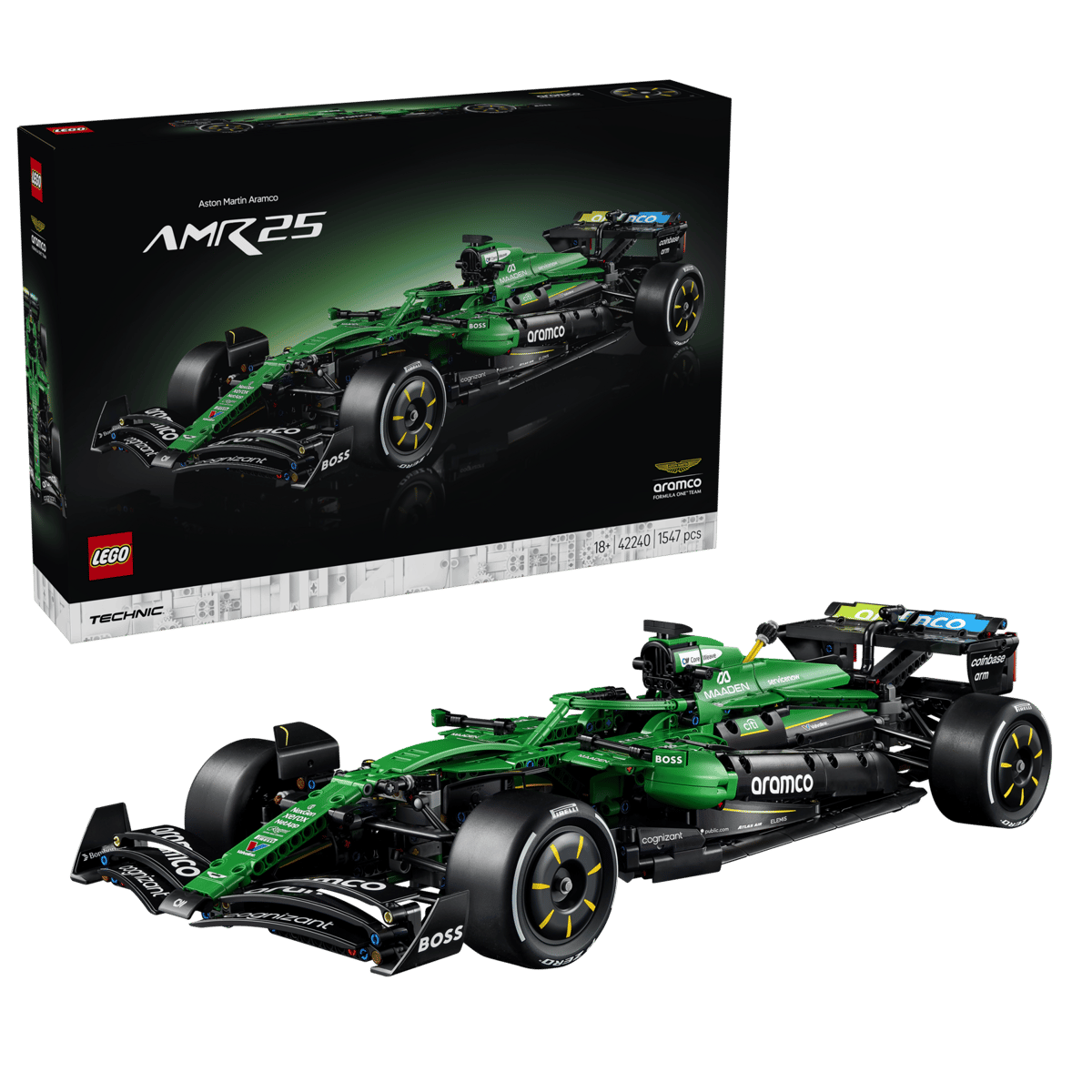 LEGO® | Technic: Aston Martin Aramco AMR25 F1® Car (42240)