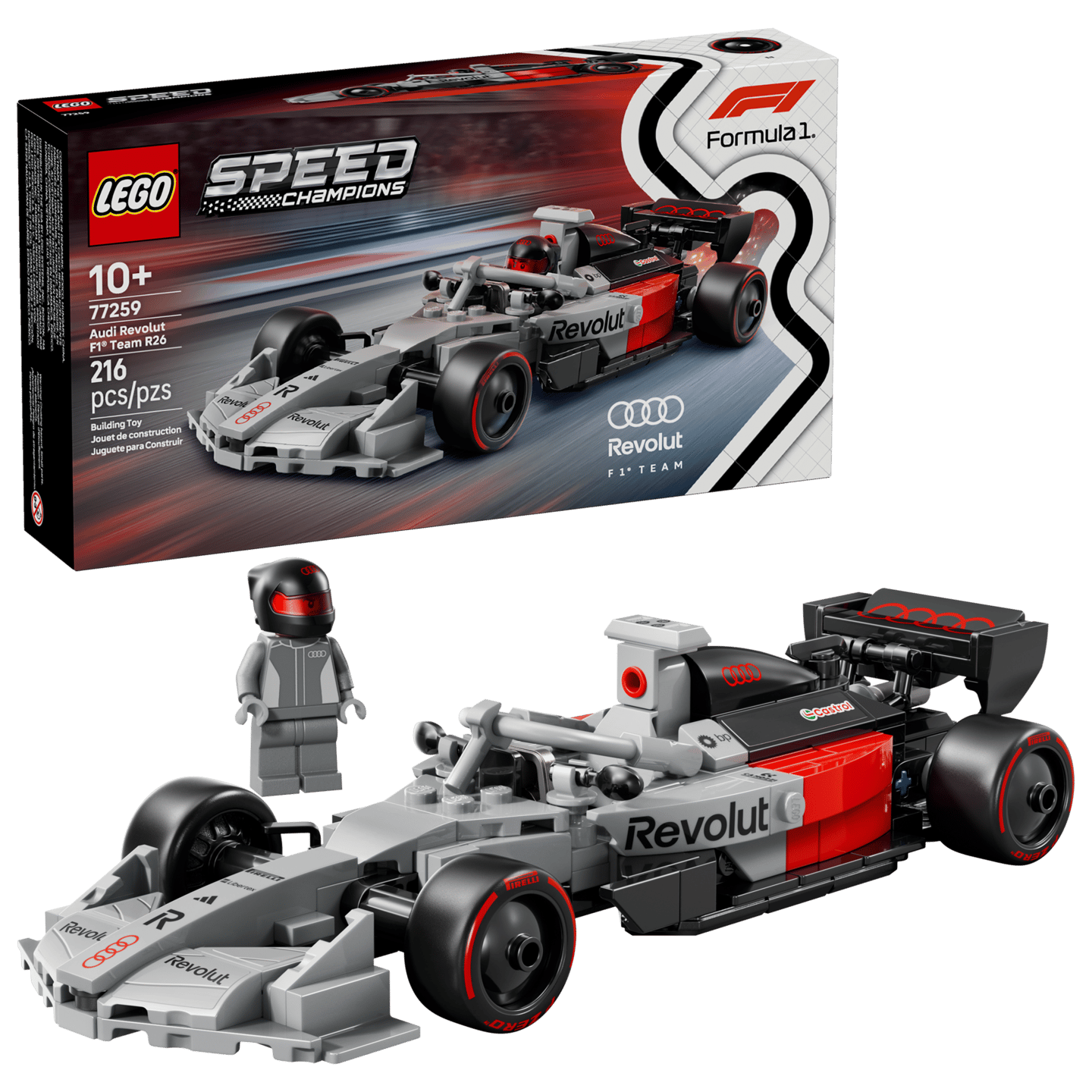 LEGO® | Speed: Audi Revolut F1® Team R26 Race Car (77259)
