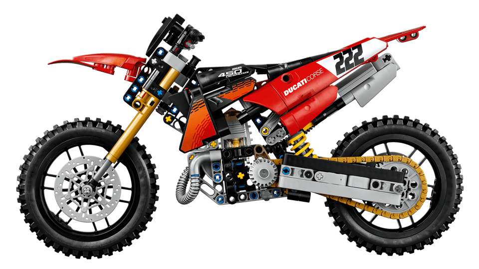 LEGO® | Technic: Ducati Desmo450 MX Factory Motorcycle (42238)