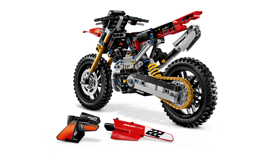 LEGO® | Technic: Ducati Desmo450 MX Factory Motorcycle (42238)
