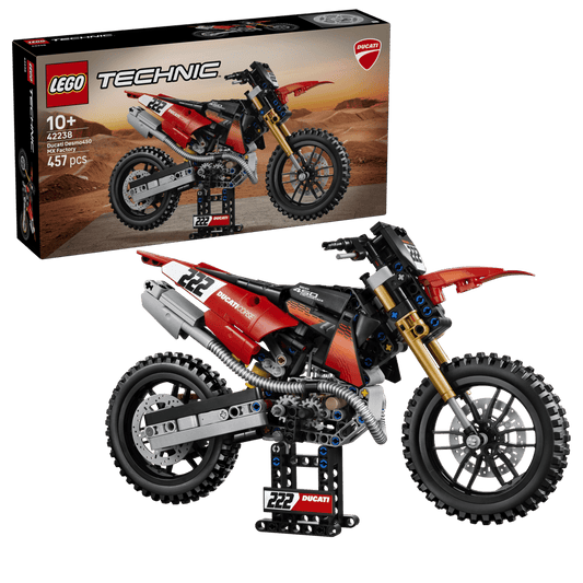 LEGO® | Technic: Ducati Desmo450 MX Factory Motorcycle (42238)