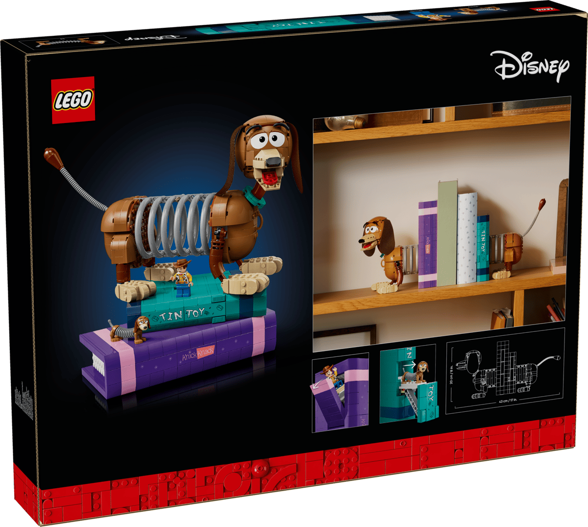 LEGO® | Disney: Toy Story Slinky Dog Bookends (43301)