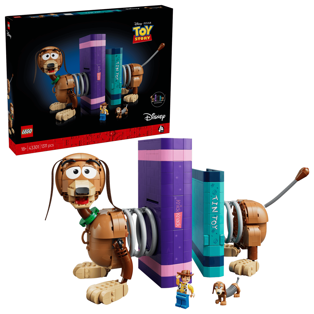 LEGO® | Disney: Toy Story Slinky Dog Bookends (43301)