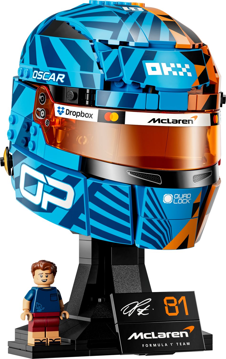LEGO Editions McLaren Mastercard F1 Team Oscar Piastri Helmet 43017 box image