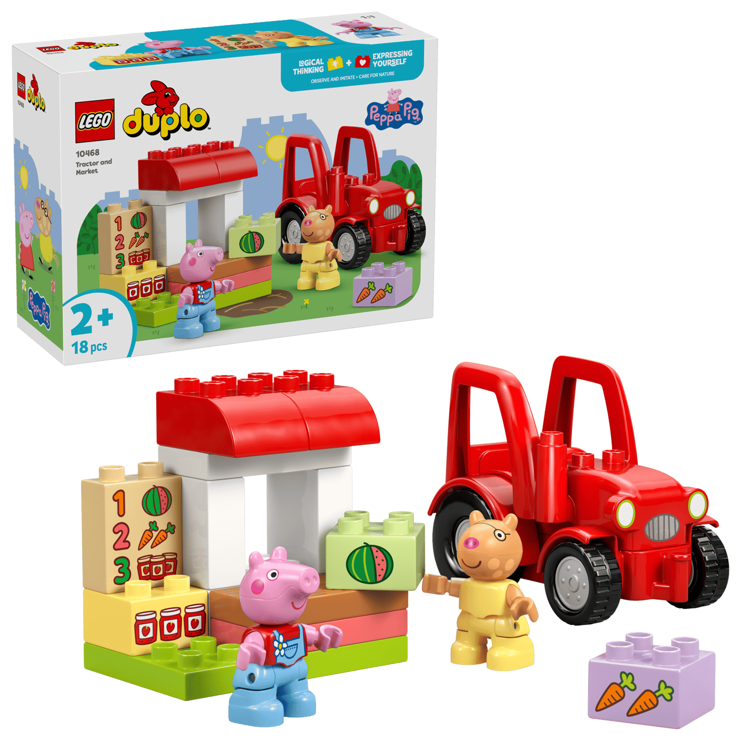 LEGO® | DUPLO: Peppa Pig Tractor and Market (10468)