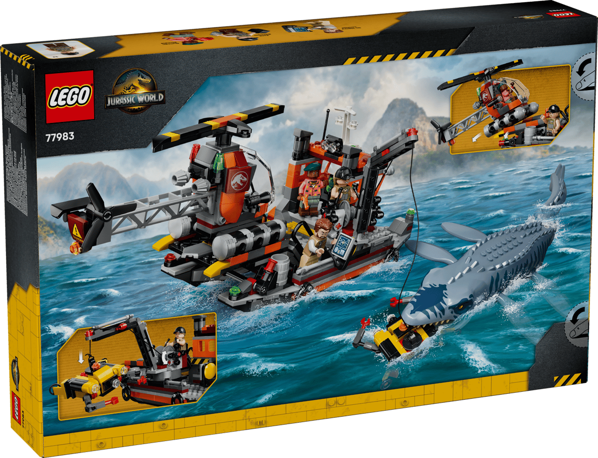 LEGO® | Jurassic World: Mosasaurus Dinosaur Boat Attack (77983)
