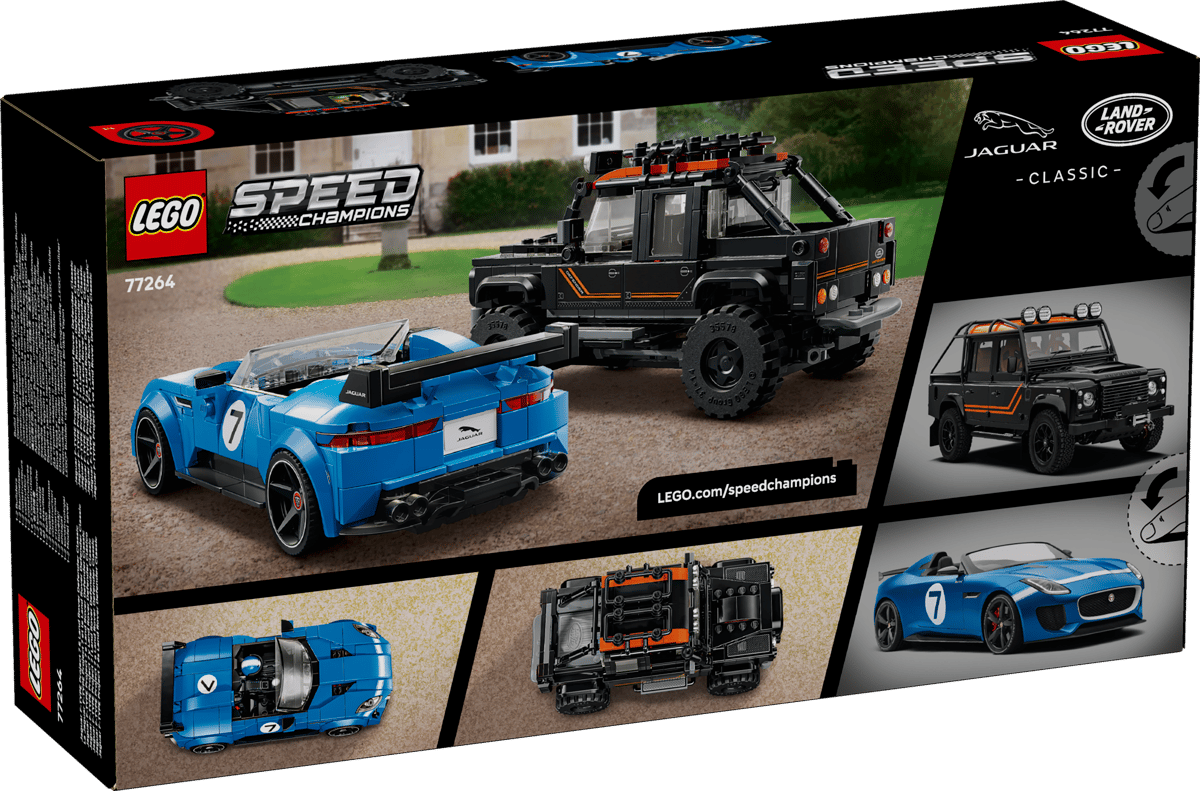 LEGO® | Speed Champions: Jaguar Project 7 and Land Rover Defender (77264)