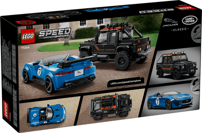 LEGO® | Speed Champions: Jaguar Project 7 and Land Rover Defender (77264)