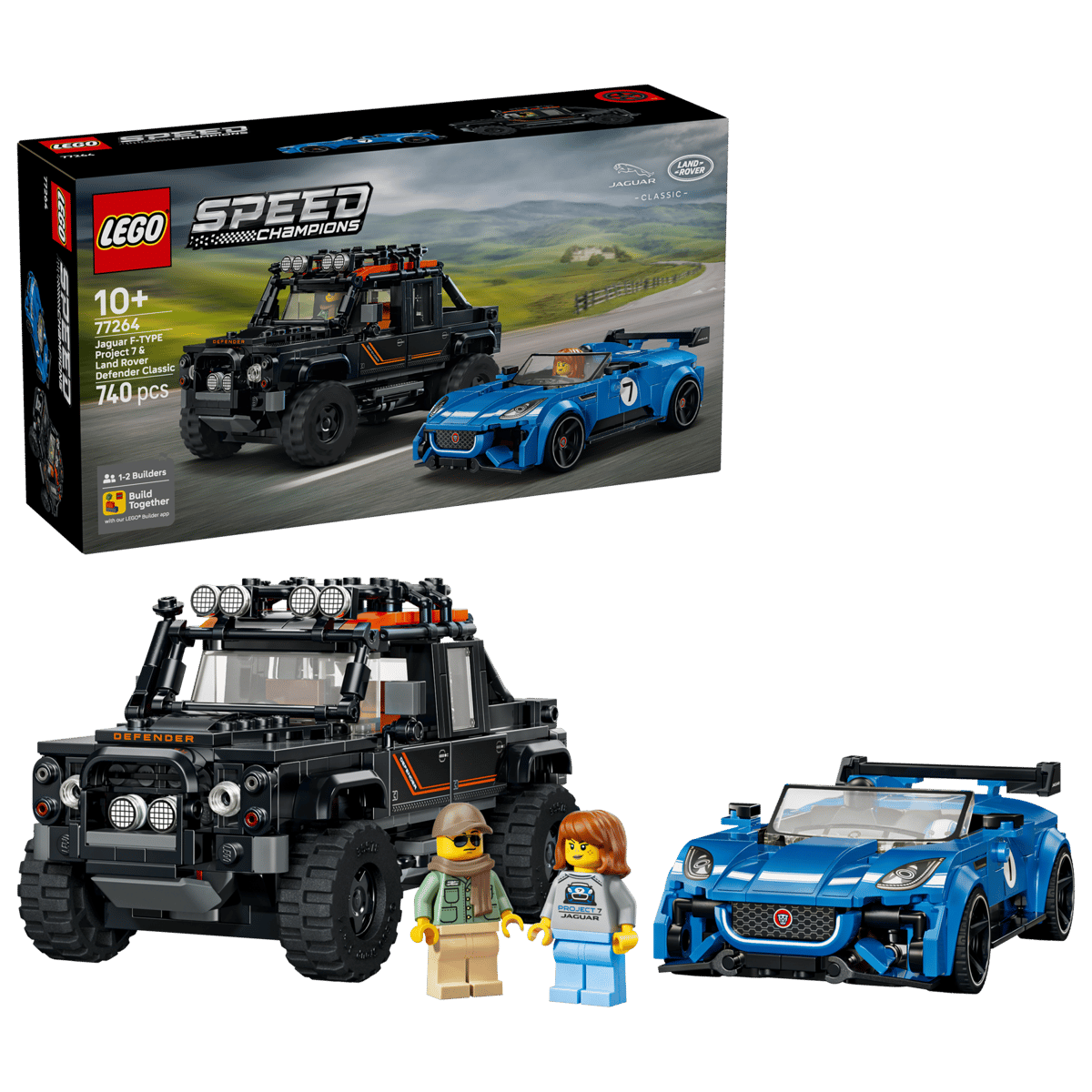 LEGO® | Speed Champions: Jaguar Project 7 and Land Rover Defender (77264)