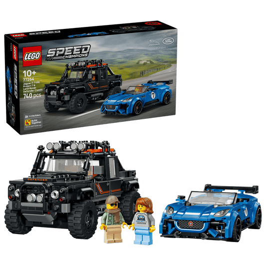 LEGO® | Speed Champions: Jaguar Project 7 and Land Rover Defender (77264)