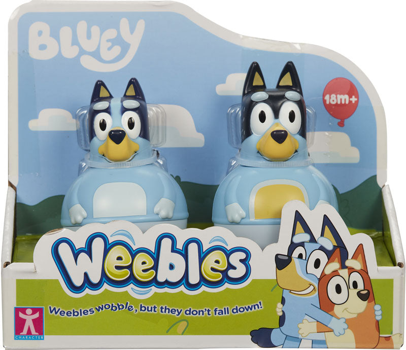 Bluey Weebles Twin Figure Pack Assorted