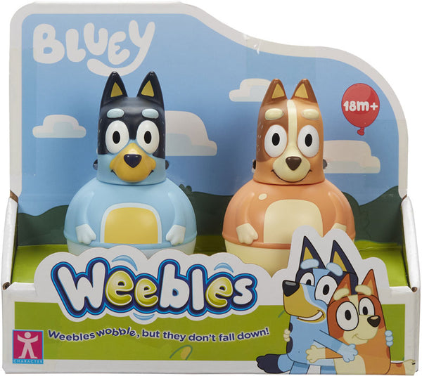 Bluey Weebles Twin Figure Pack Assorted