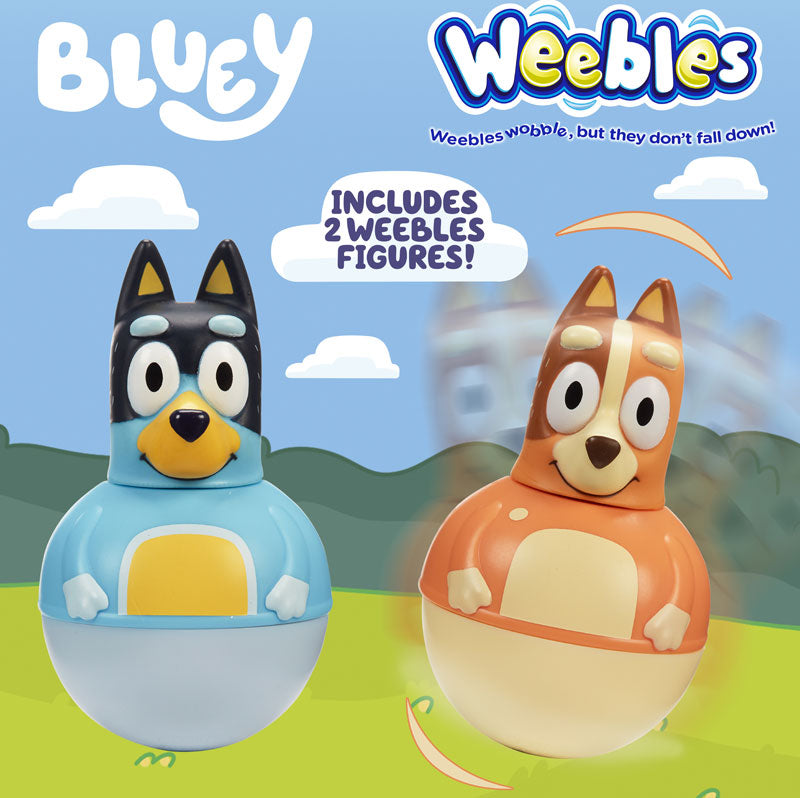 Bluey Weebles Twin Figure Pack Assorted