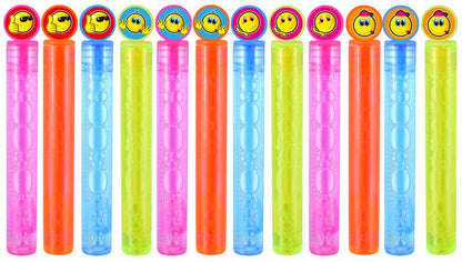 Bubble Party Tube 4ml 10.5cm Smile 4 Colours