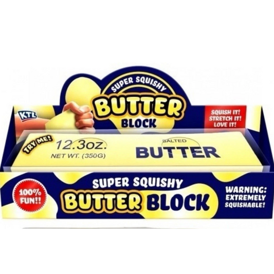 Butter Block 21cm Giant Squishy in Box