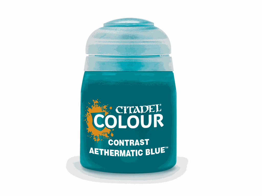 Citadel Contrast Aethermatic Blue paint pot