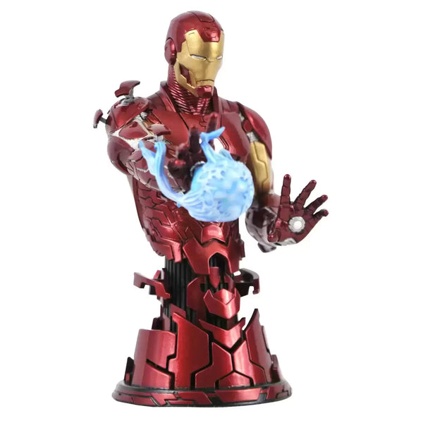 Diamond Collection Marvel Avengers Iron Man Mini Busto Resina 15 Cm 1/7 Scale