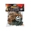 Combat Mission 100 piece army soldiers set in PVC bag