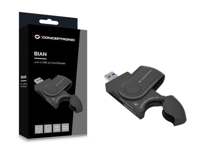 Conceptronic BIAN04B 4-in-1 USB 3.0 card reader