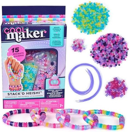 Cool Maker Stack'd Heishi Expansion Pack box and beads