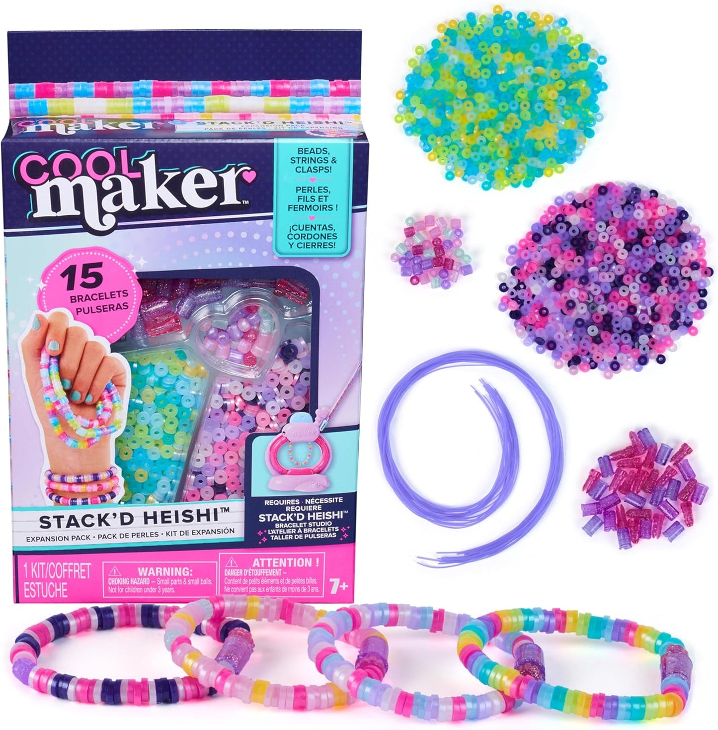 Cool Maker Stack'd Heishi Expansion Pack bead kit